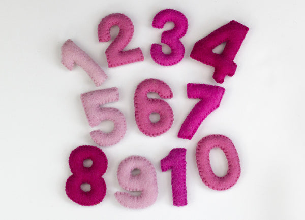 Monthly Milestone or Number Counting Set- Pink