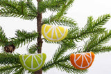 Felt Fruit Slice Ornaments