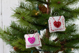 Valentine's Day Felt Envelope Card Ornaments