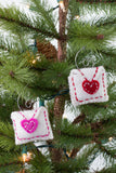 Valentine's Day Felt Envelope Card Ornaments