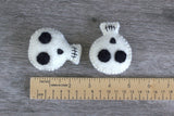 Skeleton Skull Halloween Ornaments