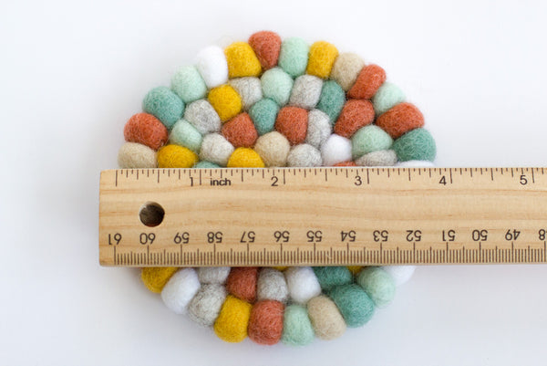 Spring Felt Coasters - Set of 4 or 6