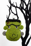 Wool Felt Frankenstein Halloween Ornaments