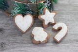 Gingerbread Sugar Cookies- SET OF 4- 2.5-3" each