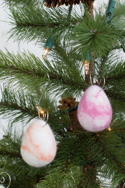 Easter Egg Ornaments - Tie Dye