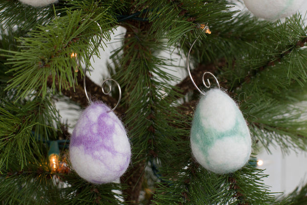 Easter Egg Ornaments - Tie Dye