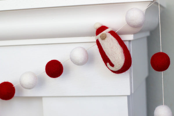 Christmas HOHOHO Santa Claus Garland- 6 ft String, 28 Shapes
