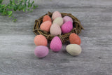 Felt Easter Eggs- Pink & Peach Mix