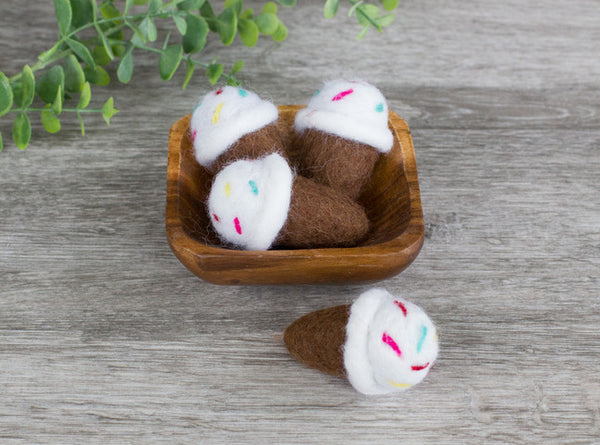Felt Ice Cream Cones