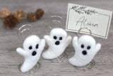 Halloween Ghost Place Card Holders- Name Tag Table Setting Decor- Autumn Party Seating- Photo Display