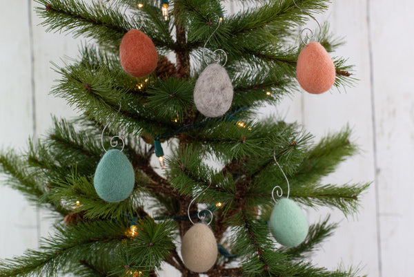 Easter Egg Ornaments- Earth Tones Mix