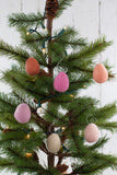 Easter Egg Ornaments- Pink & Peach Mix