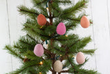 Easter Egg Ornaments- Pink & Peach Mix