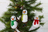 Snowmen Christmas Ornaments- PICK YOUR COLORS