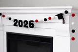 2026 Graduation Garland- Red, Black, White