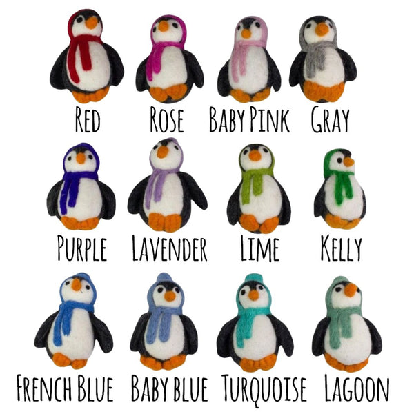 Felt Christmas Penguins