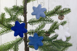 Hanukkah Star of David Tree Ornaments- Shades of Blue & White