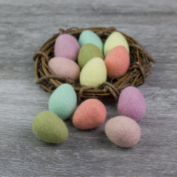 Felted Easter Eggs- PICK YOUR COLORS