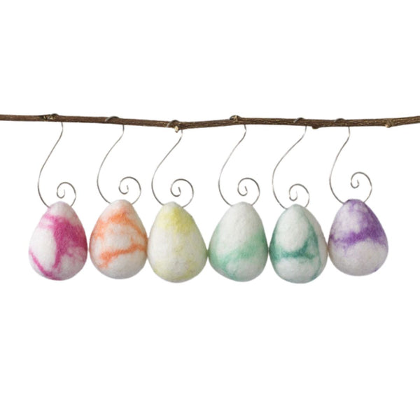 Easter Egg Ornaments - Tie Dye