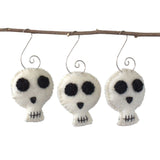 Skeleton Skull Halloween Ornaments