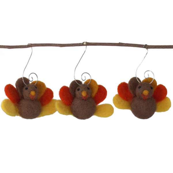 Thanksgiving Turkey Ornaments