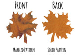 Maple Leaves Felt Garland- Brown, Orange