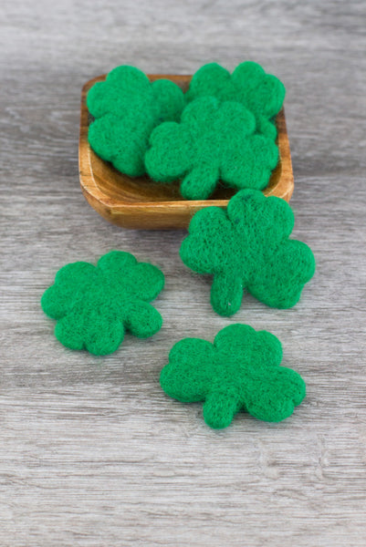Felt Shamrocks- St. Patrick's Day