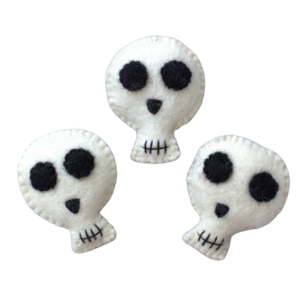 Felt Skeleton Skull