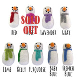 Felt Christmas Snowmen