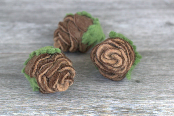 Felt Pine Cones