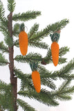 Easter Carrot Ornaments- SET OF 3 or 5- Spring Ornaments with Silver Hooks- Tree Decor- Finished Ornament approx. 4" tall