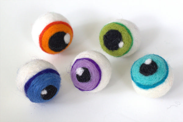 Felt Eyeballs- Halloween Monster Eyes- 1.5"
