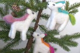 Unicorn Christmas Tree Ornaments- SET OF 1 or 3
