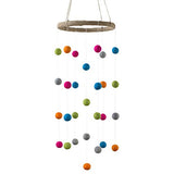 Bright Felt Ball Mobile