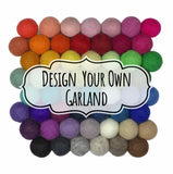 Design Your Own Felt Ball Garland