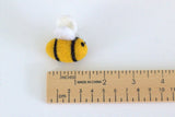 Bumble Bee Felt Shapes- Black & Golden Yellow- Yellow Jacket- DIY Garland Pompom Decor- 100% Wool Felt