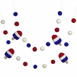 Popsicle Garland- Red, White, Blue