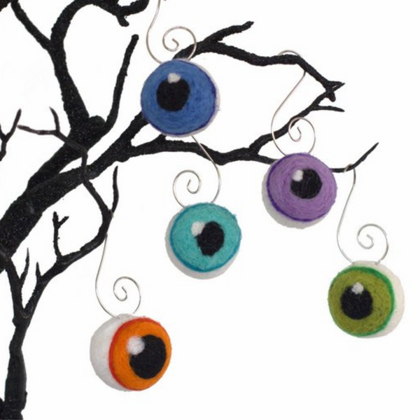 Halloween Eyeball Ornaments- Set of 5 or 10